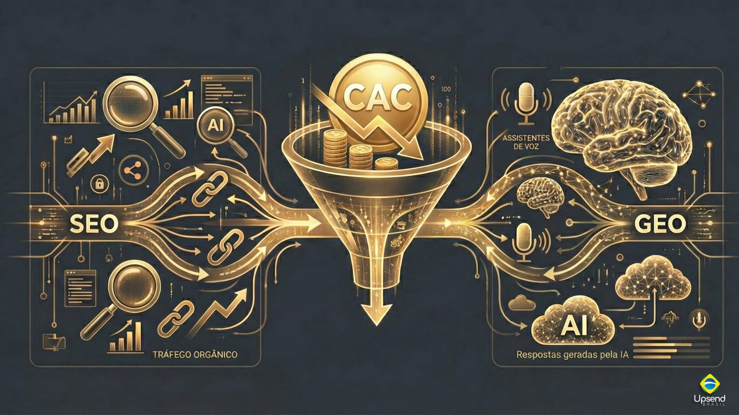 Como o SEO e o GEO ajudam a reduzir o seu CAC?