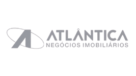 Atlântica Negócios Imobiliários (Logo Cinza) - Cliente atendido pela Upsend Brasil