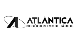 Atlântica Negócios Imobiliários (Logo Preta) - Cliente atendido pela Upsend Brasil