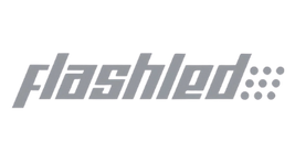 Flashled (Logo Cinza) - Cliente atendido pela Upsend Brasil