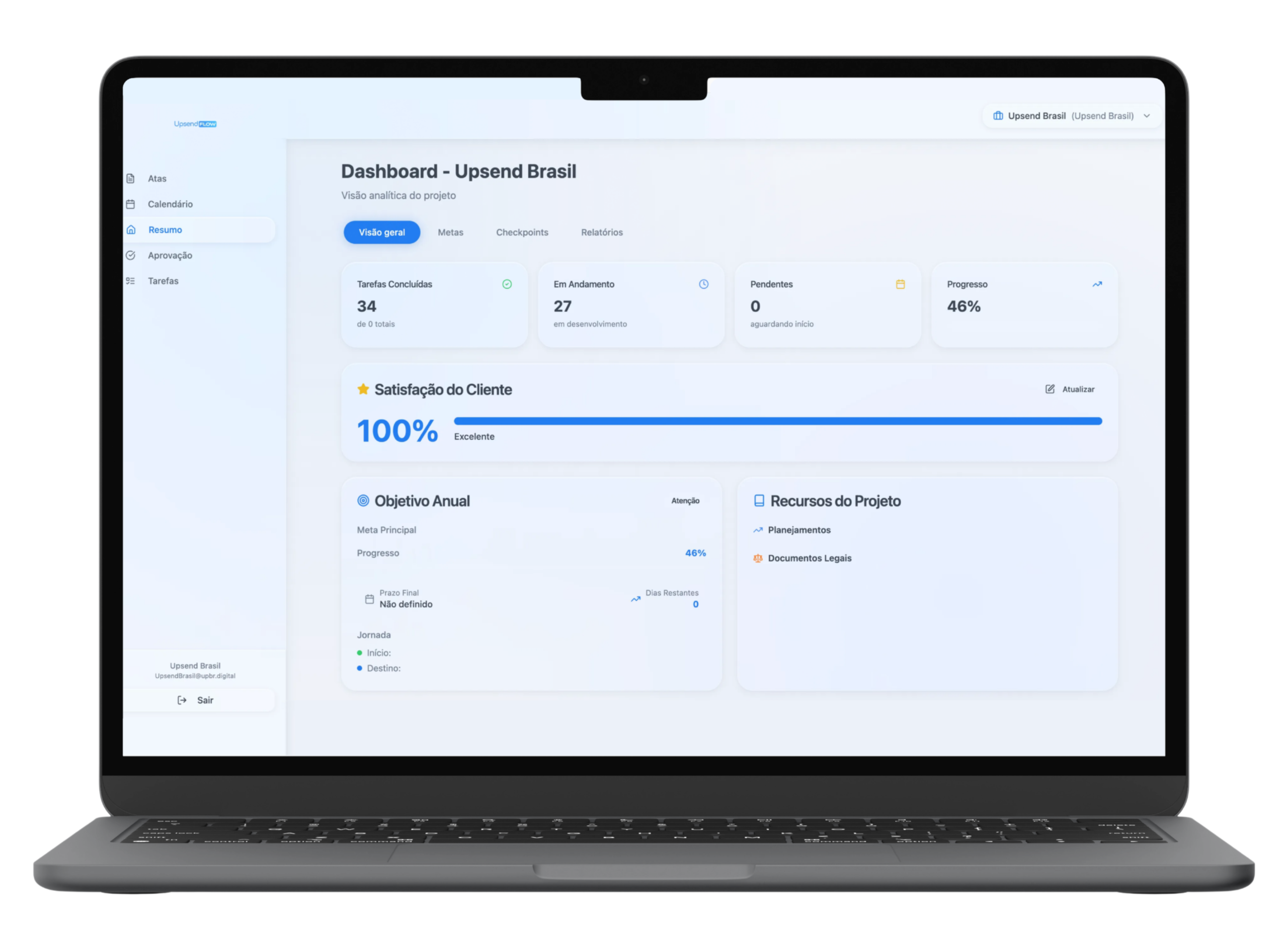 Plataforma Upsend Flow