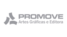 Promove Artes Gráficas e Editora (Logo Cinza) - Cliente atendido pela Upsend Brasil