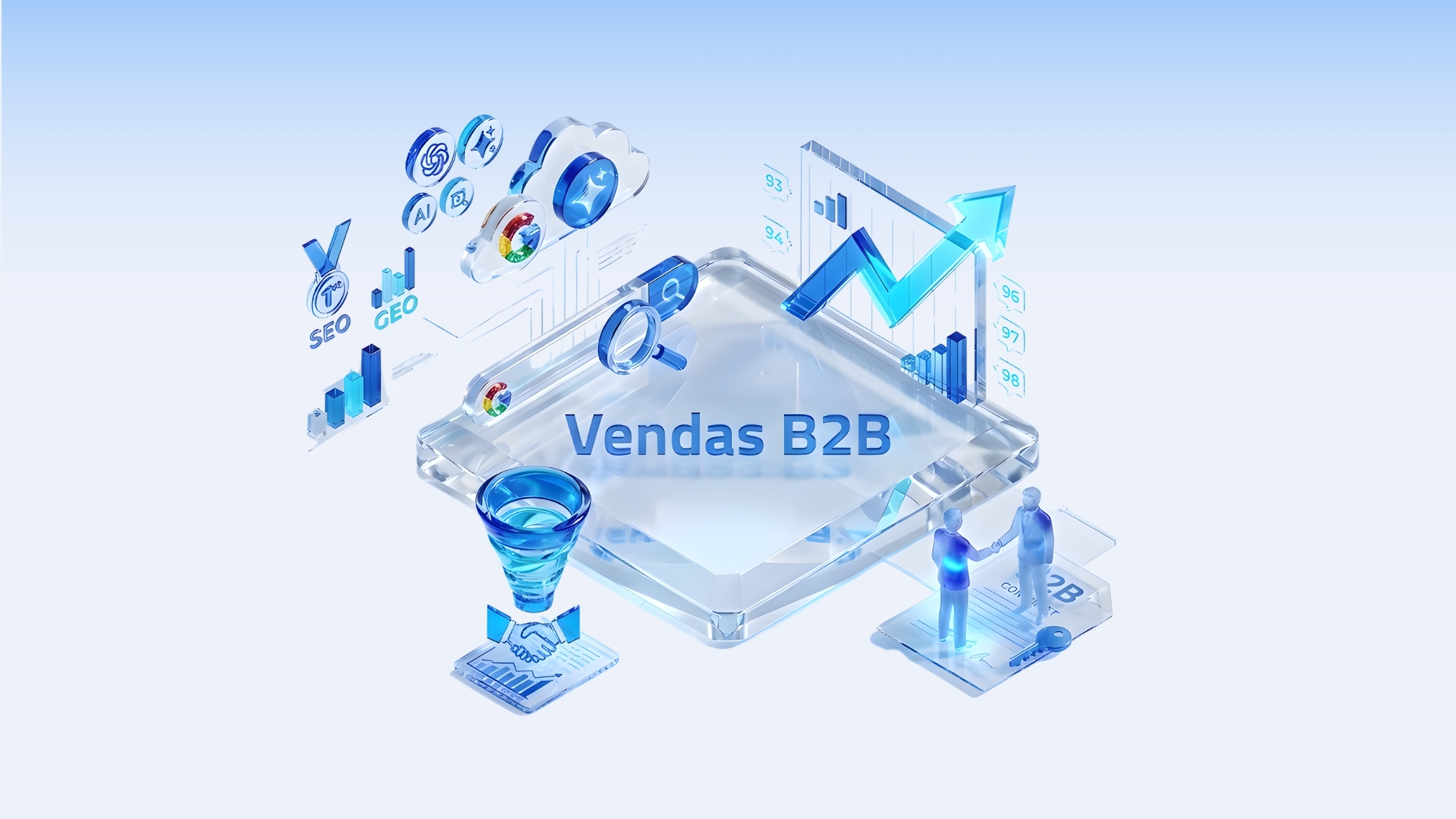Qual é a importância do SEO e GEO em vendas B2B?